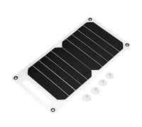 Chargeur Panneau Solaire Portable 10W Ultra-Mince Imperméable IP62 Haute Efficacité avec Port USB 5V 1200mAh