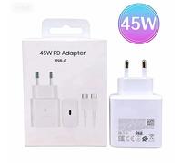 Chargeur PD 45W Samsung, adaptateur de charge super rapide pour Galaxy S25 S24 S23 S22 S20 S21 Z Flip Fold 7 6 5 4 3 2 A17 A16 A26 A36