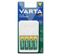 Chargeur - Plug Charger - 2 ou 4 piles - multipiles - blanc