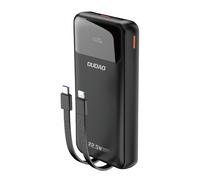 Chargeur Portable 20000mAh Câbles Intégrés Noir