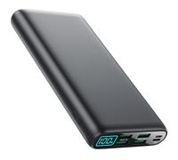 Chargeur portable 38800 mAh avec 5 sorties et 2 entrées, entrée et sortie PD USB C, chargement rapide du téléphone, batterie externe de secours, essentiel pour le voyage en plein air pour iPhone 17/16