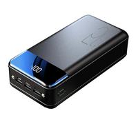 Chargeur Portable 50000Mah à Charge Rapide, Batterie de téléphone Haute capacité à 3 Sorties avec Lampe de Poche et Affichage LED Batterie Externe Compatible avec 99% des appareils USB, NOI