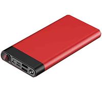 Chargeur Portable 80000Mah Power Bank Batterie, avec Ports USB Ultra Haute Capacité Chargeur Portable LED Lumières Puissant Chargeur Compatible Externe,Noir,80000Mah,Rouge,80000Mah