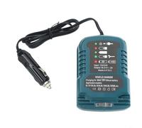 Chargeur portable à indicateur LED pour batteries au lithium 18 V 20 V, compatible avec DEWALT, idéal pour une utilisation en voiture (jaune)