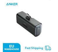 Chargeur portable ANKER iPhone 16, batterie d'alimentation Nano avec connecteur USB C intégré, chargeur portable 5 000 mAh 22,5 W Lilas violet
