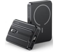 Chargeur Portable Avec Câble Usb-C Intégré, Batterie Externe Magnétique Sans Fil 10 000 Mah, Chargeur Rapide Pd Pour Iphone 16/15/14/13, Samsung Galaxy, Google Pixel, Ipad, Etc.