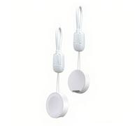 Chargeur portable compatible avec Apple ¿ Chargeur de voyage compact PC+ABS avec câble détachable Blanc