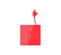 Chargeur pour téléphone mobile Nokia Chargeur portable DC 18 Universel USB/Micro USB, Rouge