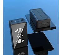 Chargeur Portable de Banque d’Alimentation Solaire 50000Mah / Chargeur Solaire/Alimenté par Solaire/Rechargeable Solaire/Téléphone Portable Portable s, Noir, 50000Mah