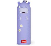 Legami - Chargeur portable My Super Power Hippo - Recharge 2 appareils, câble USB-C, Violet