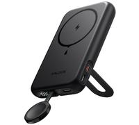 Chargeur portable magnétique pour iPhone et Apple Watch, 10 000 mAh sans fil USB-C charge rapide avec support pour iPhone Air/17/16/15/14/13 et iWatch, essentiel de voyage pour batterie Magsafe
