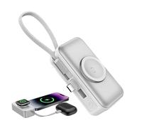 Chargeur Portable Magnétique - Recharge sans Fil pour Montre connectée - Pack Batterie Montre Connectée - pour Femmes Voyageurs Gamers Photographes Randonneurs Voyage Randonnée Camping Cyclisme Road