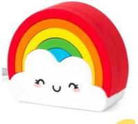 Chargeur Portable,My Super Power,Batterie Rechargeable,8,8 X 10,6 Cm,Tema Rainbow,Câble De Recharge Usb/Micro Usb Pour Le Power Bank Inclus En 4 H,Capacité 4 800 Mah