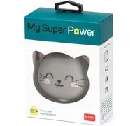 Chargeur Portable,My Super Power,Batterie Rechargeable,câble USB Type C Inclus,Banque d'énergie Portable,13 x 13 x 5,5 cm,Kitty