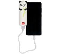 - Chargeur Portable - My Super Power, Recharge 2 Appareils Simultanément, Câble Usb Type C Inclus, Banque D'alimentation Portable, Diamètre 3,5 Cm, Hauteur 11,60 Cm, Panda