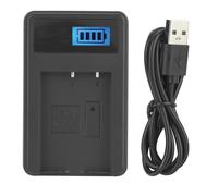 Chargeur portable pour appareils photo Fujifilm, chargeur rapide avec entrée USB, chargeur double batterie avec affichage LED, chargeur de