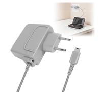 Chargeur Portable pour DS Lite/NDSL, Alimentation de Remplacement Compatible avec Les systèmes DS Lite, Adaptateur Secteur AC 100-240V 5,2V 450 mA avec Câble 1,12 m, Voyage et Déplacement, Gris