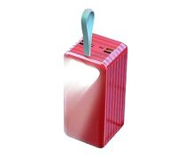 Chargeur Portable Power Bank 100 000 mAh - Écran LCD, 3 entrées, 4 Sorties, Charge Rapide - Batterie Externe pour appareils Mobiles - Rouge