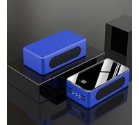 Chargeur Portable Power Bank 60 000 mAh, Charge Rapide, USB, 4 Sorties et 3 entrées, écran LED, Batterie Externe pour téléphone Portable, Bleu, 60 000 mAh