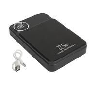 Chargeur Portable sans Fil Banque d'alimentation magnétique 5000mAh Batterie de Grande capacité Affichage d'alimentation précis 15W PD Fast Charging Compatible avec Type C pour (Noir)