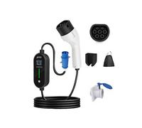 Chargeur Portable Voiture Electrique RM0 Type 2 7kW 8-32A 5m Prise CEE 7/7 IP66