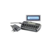 TKA Chargeur pour 8 accus AA/AAA – minuteur de sécurité, Refresh et écran