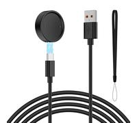 Chargeur pour Amazfit Active 2/Bip 6, station de charge magnétique avec câble USB de 1 m, câble de charge pour Amazfit GTR 4/3 Pro/3/GTS 4, câble amovible (pas pour Amazfit Active/Bip 5)