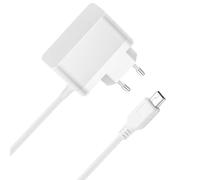 Chargeur pour BOIFUN 3.2” Babyphone VB603, Adaptateur Secteur 5V 2A | Remplacement pour écran et Caméra de Surveillance Bébé, Adaptateur Secteur, Blanc, 1,8 Mètres
