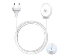 Chargeur pour brosse à dents électrique Braun - Station de charge pour Oral-B Genius Pro 3 3000 Series iO3 iO4 iO5 iO6 3757 - Modèle IP67 - Étanche - Pour voyage - Blanc