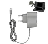 Chargeur pour DS Lite, Adaptateur Secteur Alimentation Chargeur pour DSL,Prise Standard Européenne,ChargeurCompatible avec Nintendo DSLite (Pas pour DS) pour Console de Jeu 1.1m (Gris)