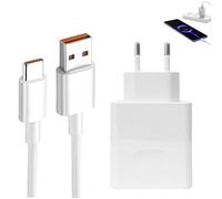 Chargeur pour Honor, 66W Supercharge Chargeur Rapide avec 6A Câble USB C 1m pour Honor 90 Lite 200 Lite, Alimentation 66w pour Honor Magic 7 Lite 90 Lite 200 Lite 70 Lite X6B X8B Pad X8A X9