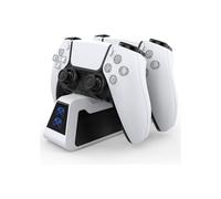 Chargeur pour manette PS5 (PlayStation 5), station de charge rapide double USB avec indicateur
