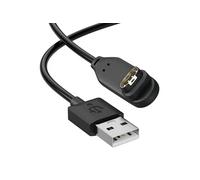 Chargeur pour Montre Connectée Garmin Câble USB Coudé Silicone 1m Noir