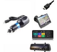 Chargeur pour navigateur GPS, entrée 12V/24V, sortie 5V/2,5A, interface mini-USB
