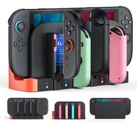 Chargeur pour Nintendo Switch 2 - Sans Fil Charge rapide Compatible avec console et Contrôleurs Nintendo 2 Joy-con, Indicateur de Charge, Charge magnétique, Accessoires de dock de Charge pour Switch 2