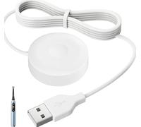 Chargeur pour Oral-B IO7 IO8 IO9, Cable de Charge USB pour Oral B Brosse à Dent Électrique, Station de Charge Modèle 3768 Compatible avec Oral-B iO Series 7, 8 et 9, IPX8 Imperméable, Universel, Blanc