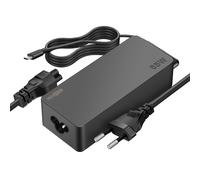Chargeur pour PC Portable / MacBook USB-C 65W avec Câble Intégré Charge Rapide MAXEXCELL Noir