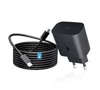 Chargeur pour Samsung Charge Rapide 25W Compatible avec Samsung Galaxy A72 A55 A54 A53 A40 A34 A25 A15 A14, S25 S24 S23 S22 S21 S20 FE/Plus/Ultra, Note 20 Z Flip6, Prise USB C avec 2 m Cable Type C