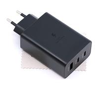 Chargeur pour Samsung S22 Ultra S22 Plus 65W USB-C avec Chiffon mungoo | 2x USB-C, 1x USB-A, 65W, sans cable, pour S22 Ultra/S22 Plus/S20 Ultra 5G/Tab S8, comme EP-T6530, avec chiffon mungoo
