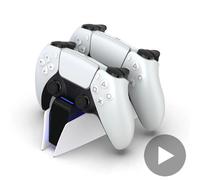 Chargeur pour Sony Play Station Playstation PS 5 PS5, contrôle du contrôleur, Support Dualsense, accessoires, Support de manette de jeu, Support de commande rose red