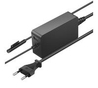 Chargeur pour Surface Pro Book 1 / 2 / 3 65W Connecteur Magnétique Max Noir