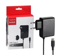 Chargeur pour Swltch Console 12W Adaptateur Charge Rapide avec Câble 1.5m pour Swltch Dock/Switch OLED/Lite/Deck/Manette, Mode Téléviseur Spécifique à la Switch Pris en Charge