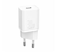 Baseus Travel Charger Super Si 1c Quick Charger Pd 30w Eu White (ccsu