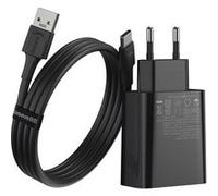 Chargeur pour téléphone mobile BASEUS FS Type-C USB 30W Avec USB For Type-C 5A Câble 1m noir G