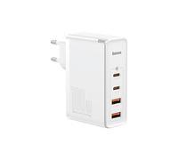 Chargeur pour téléphone mobile GaN2 Pro 100W Avec USB et Type-C blanc