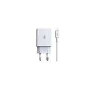 One Chargeur pour téléphone mobile One+ secteur USB-C + câble Lightning vers USB-C Blanc