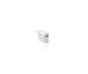 Chargeur Pour Téléphone Mobile Puro Bloc Secteur Minipro Usb Usb-C 65w Blanc