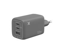 Chargeur pour téléphone mobile Wefix Pro CV GaN avec 2 ports USB-C et 1 port USB-A 100W Noir
