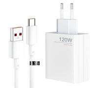 Chargeur pour Xiaomi 120 W Et Câble USB C 1.5m Chargeur Rapide Note 15 14 13 Pro Ultra Poco F6 X7 F7 Mi Note 12 13 14 Pro 5g S 14t 13t Poco Pad 10t Lite, pour Téléphone