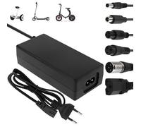 Chargeur pour Xiaomi M365,42V 2A Chargeur Trotinette Electrique, Adaptateur Secteur pour Xiaomi M365 Ninebot ect avec 6 Connecteurs